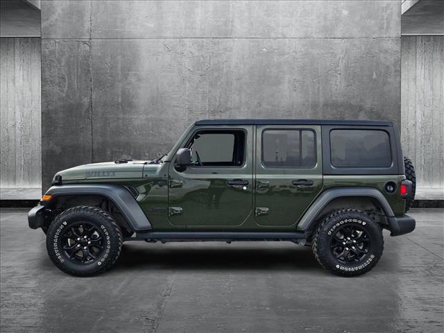 used 2021 Jeep Wrangler Unlimited car, priced at $28,762