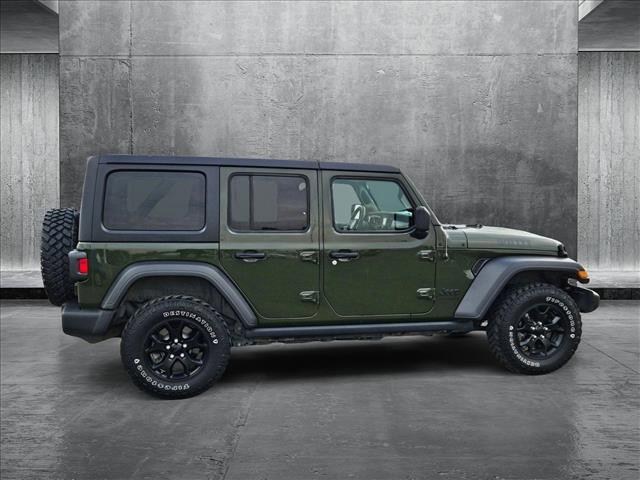 used 2021 Jeep Wrangler Unlimited car, priced at $28,762