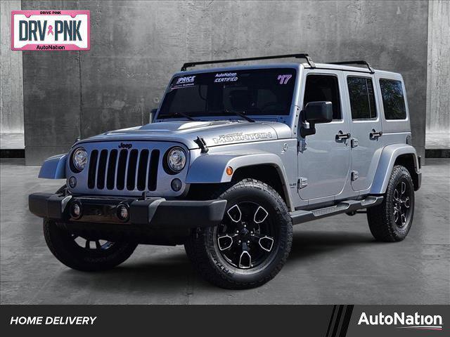 used 2017 Jeep Wrangler Unlimited car, priced at $22,481