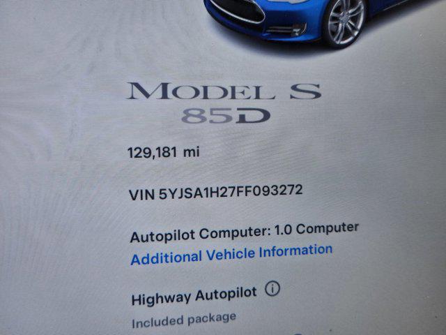 used 2015 Tesla Model S car, priced at $14,992