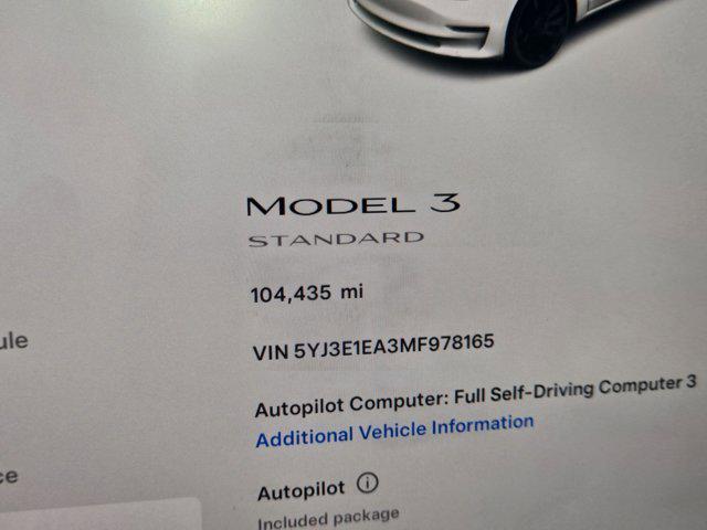 used 2021 Tesla Model 3 car, priced at $19,990