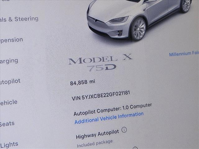 used 2016 Tesla Model X car, priced at $23,762