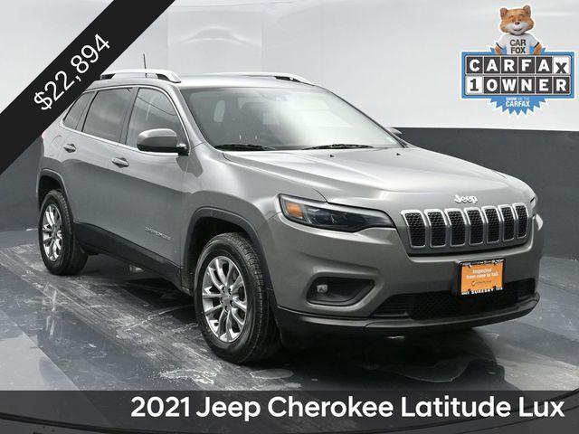 used 2021 Jeep Cherokee car, priced at $22,894