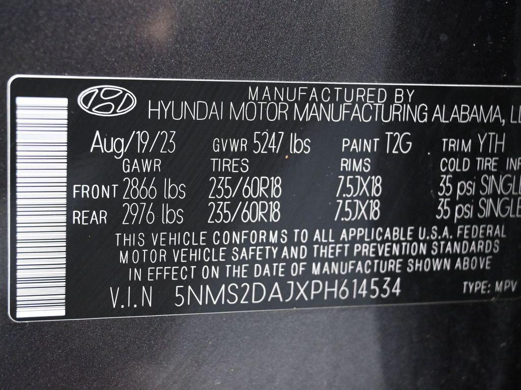 used 2023 Hyundai Santa Fe car, priced at $24,995