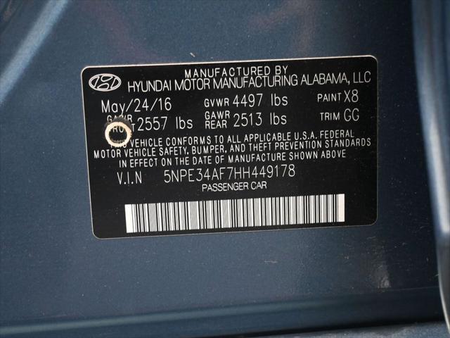 used 2017 Hyundai Sonata car, priced at $9,995