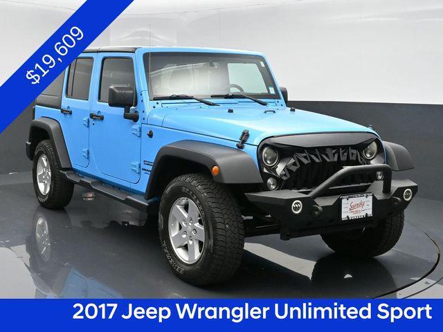 used 2017 Jeep Wrangler Unlimited car, priced at $19,609