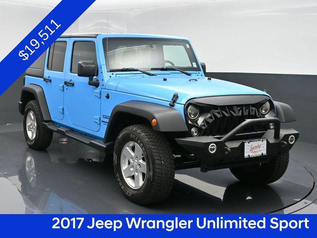 used 2017 Jeep Wrangler Unlimited car, priced at $19,511