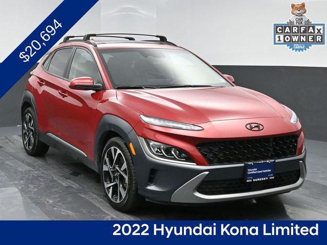 used 2022 Hyundai Kona car, priced at $20,694