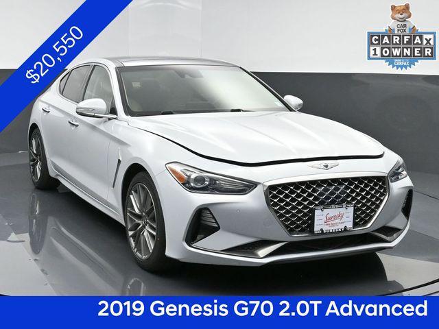 used 2019 Genesis G70 car, priced at $20,550