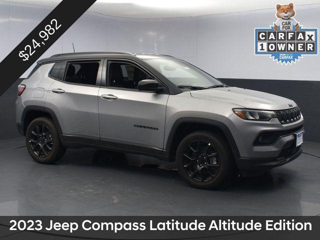 used 2023 Jeep Compass car, priced at $24,982