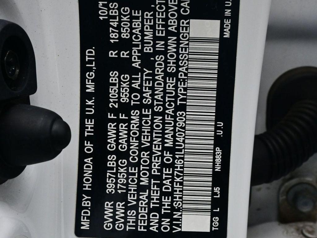 used 2020 Honda Civic car, priced at $19,895
