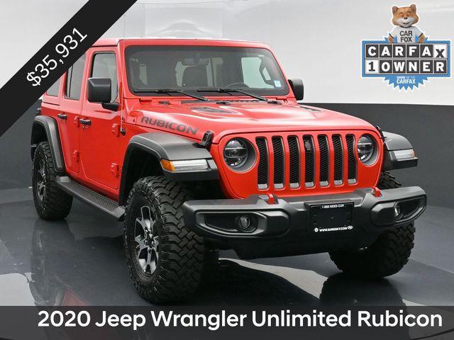 used 2020 Jeep Wrangler Unlimited car, priced at $35,931