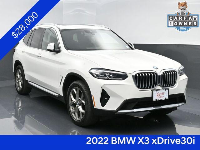 used 2022 BMW X3 car, priced at $28,000