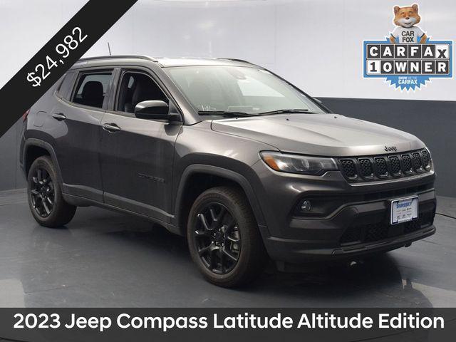 used 2023 Jeep Compass car, priced at $24,982