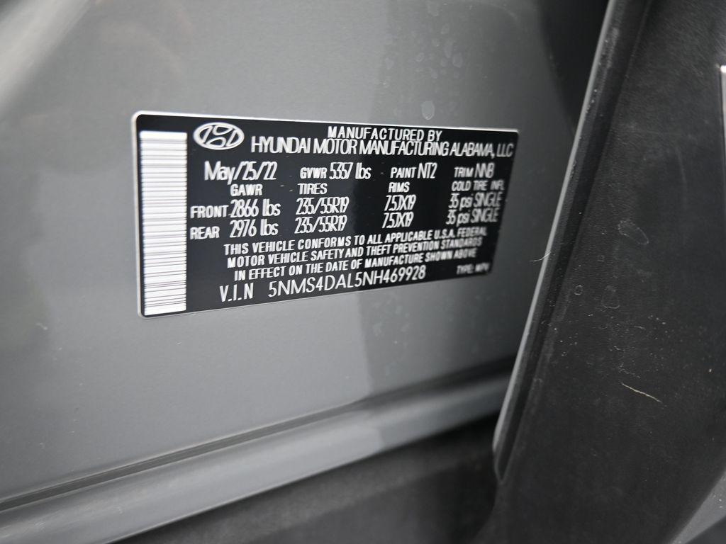 used 2022 Hyundai Santa Fe car, priced at $29,995