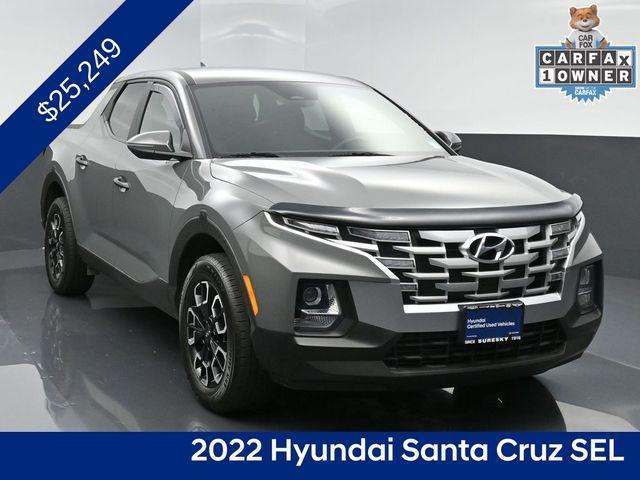 used 2022 Hyundai Santa Cruz car, priced at $25,249