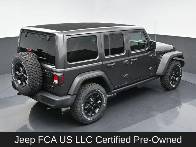 used 2021 Jeep Wrangler car, priced at $28,590