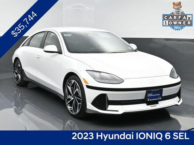 used 2023 Hyundai IONIQ 6 car, priced at $35,744