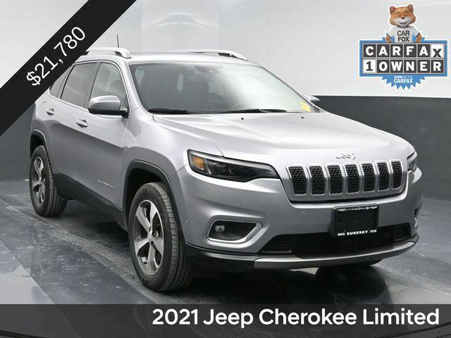 used 2021 Jeep Cherokee car, priced at $21,780