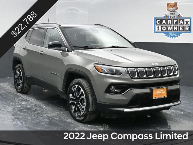 used 2022 Jeep Compass car, priced at $22,788