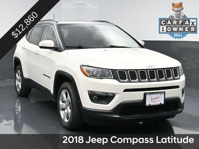 used 2018 Jeep Compass car, priced at $12,860