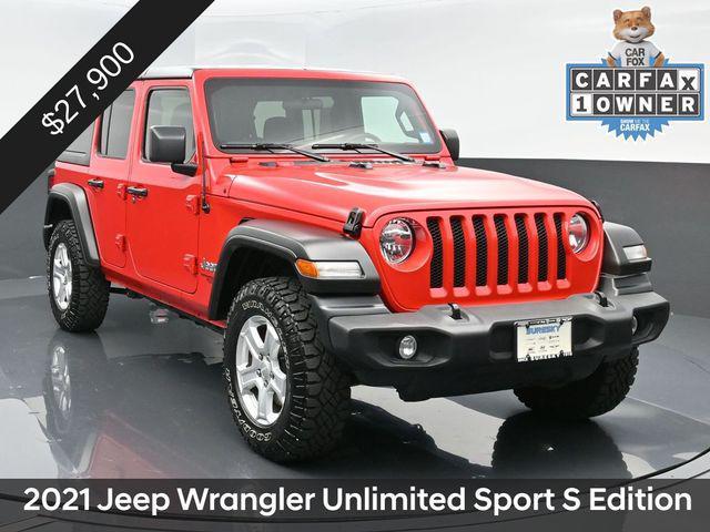 used 2021 Jeep Wrangler Unlimited car, priced at $27,481