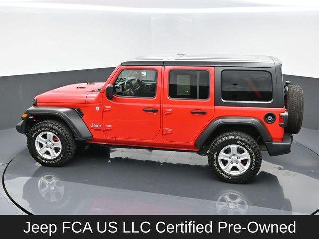 used 2021 Jeep Wrangler Unlimited car, priced at $29,210