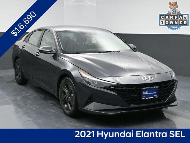 used 2021 Hyundai Elantra car, priced at $16,690