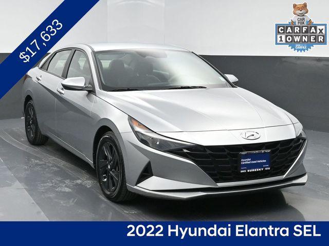 used 2022 Hyundai Elantra car, priced at $17,633