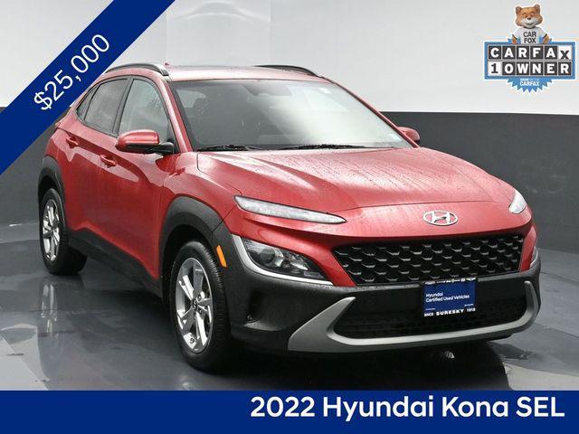 used 2022 Hyundai Kona car, priced at $25,000