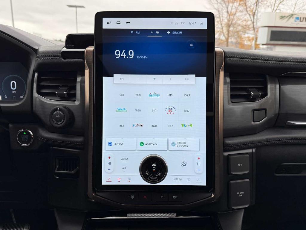 new 2025 Ford F-150 Lightning car, priced at $78,717