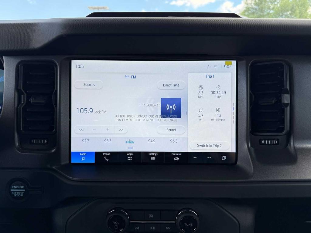 new 2025 Ford Bronco car, priced at $43,752