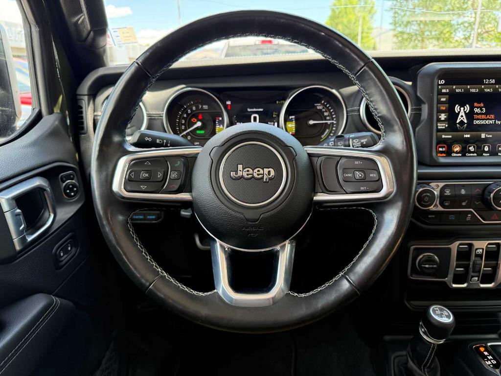used 2021 Jeep Wrangler Unlimited 4xe car, priced at $34,995
