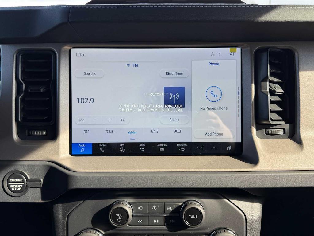 new 2025 Ford Bronco car, priced at $62,826