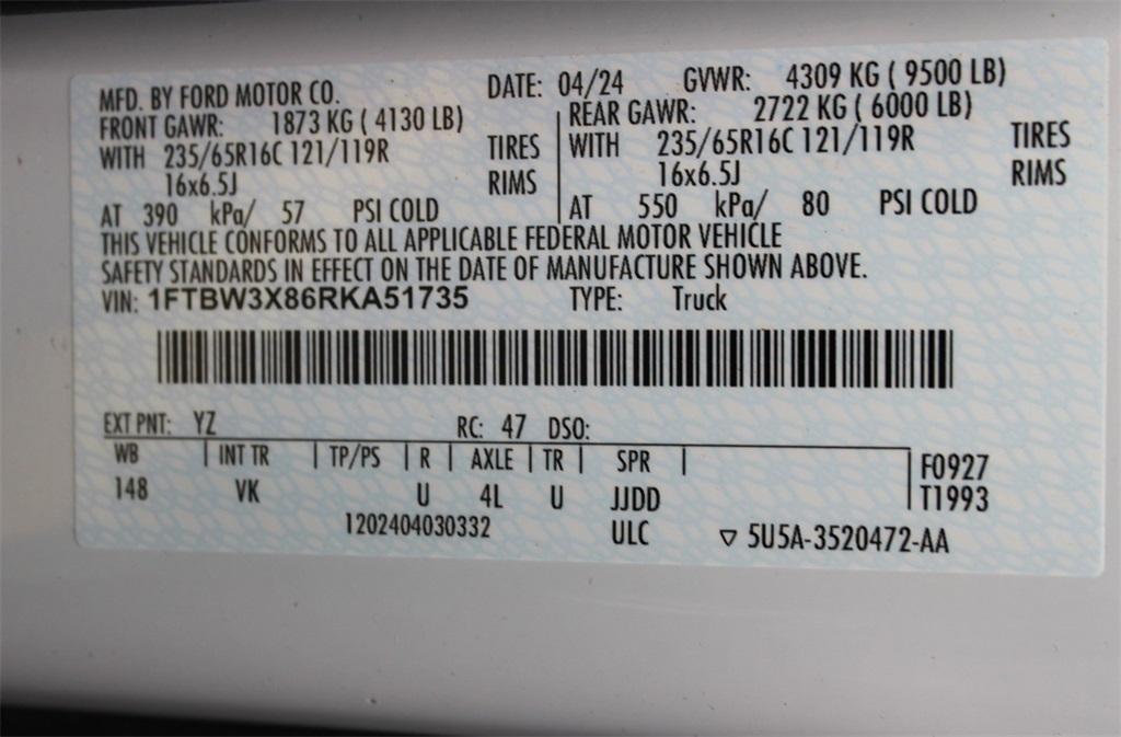 new 2024 Ford Transit-350 car, priced at $54,567
