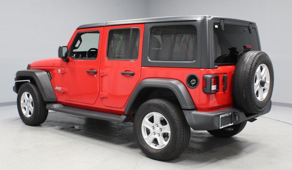 used 2021 Jeep Wrangler Unlimited car, priced at $25,465