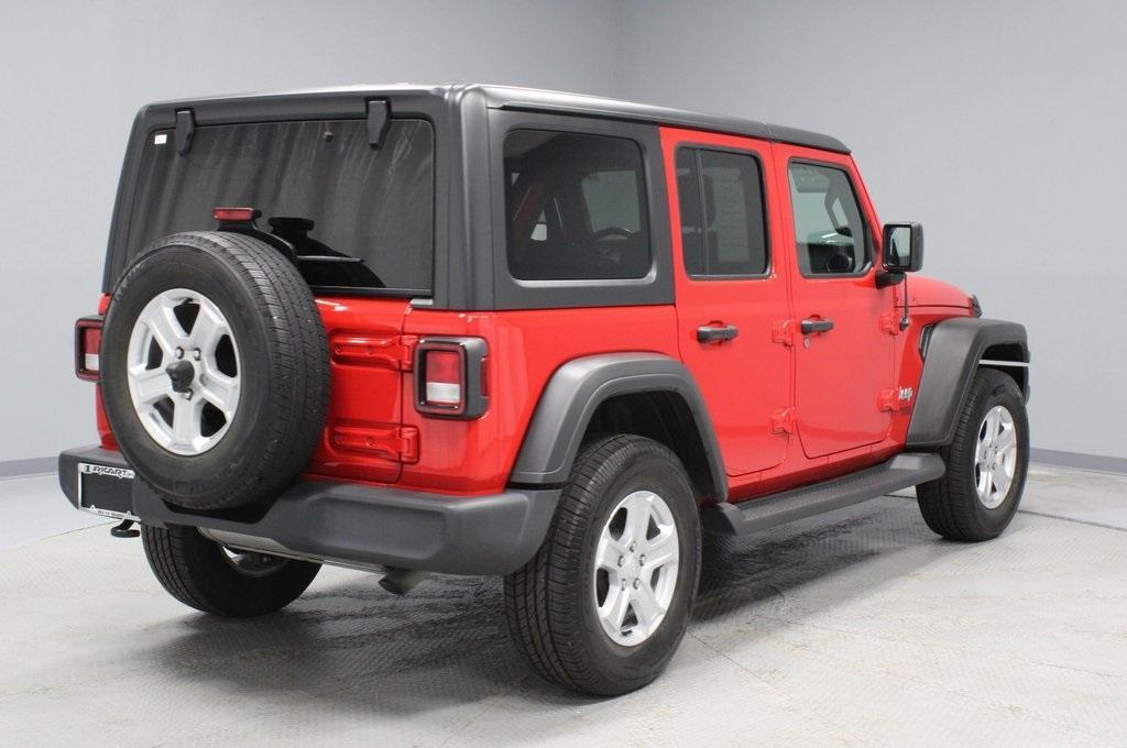 used 2021 Jeep Wrangler Unlimited car, priced at $25,465