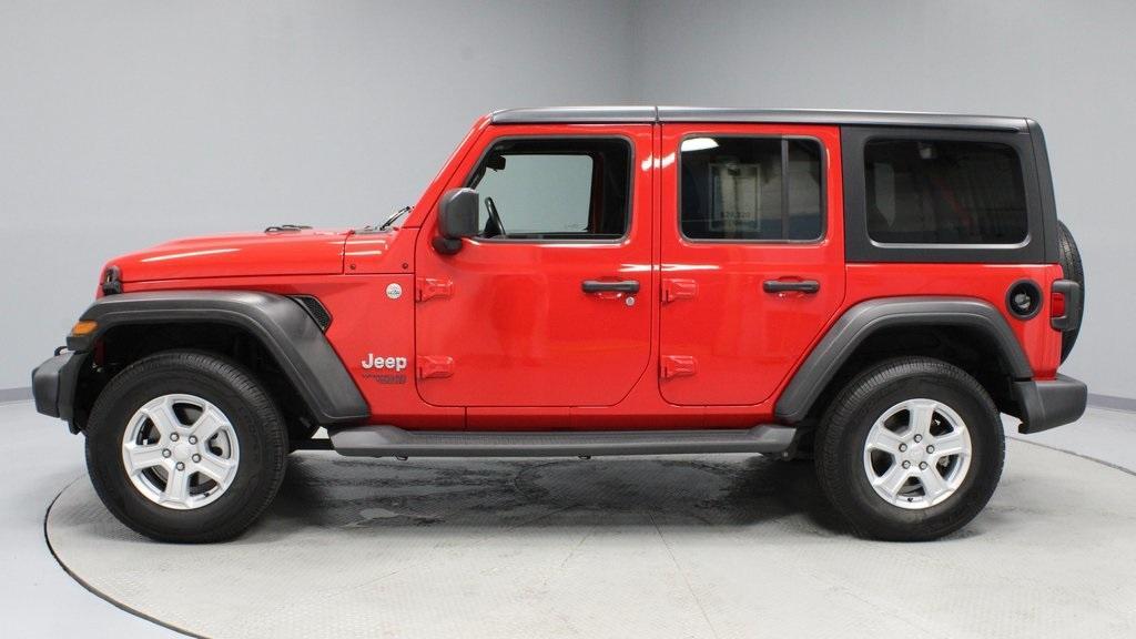 used 2021 Jeep Wrangler Unlimited car, priced at $25,465