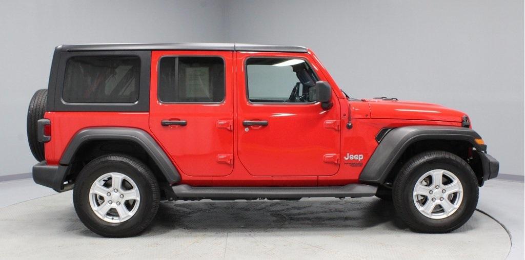used 2021 Jeep Wrangler Unlimited car, priced at $25,465