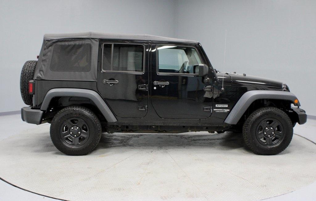 used 2018 Jeep Wrangler JK Unlimited car, priced at $19,306