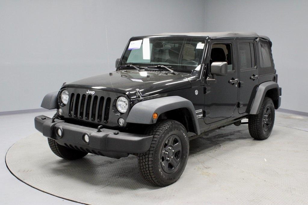 used 2018 Jeep Wrangler JK Unlimited car, priced at $19,306