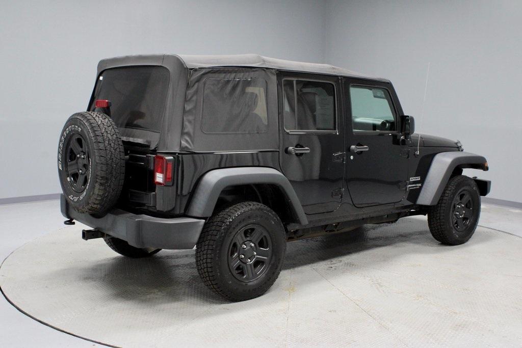 used 2018 Jeep Wrangler JK Unlimited car, priced at $19,306