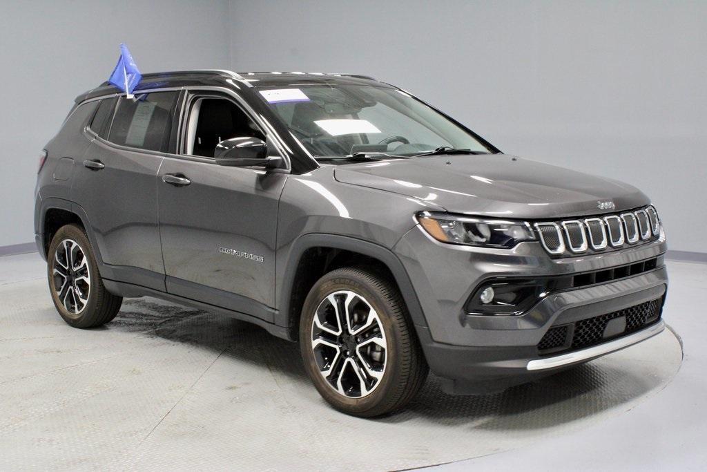used 2022 Jeep Compass car, priced at $21,439