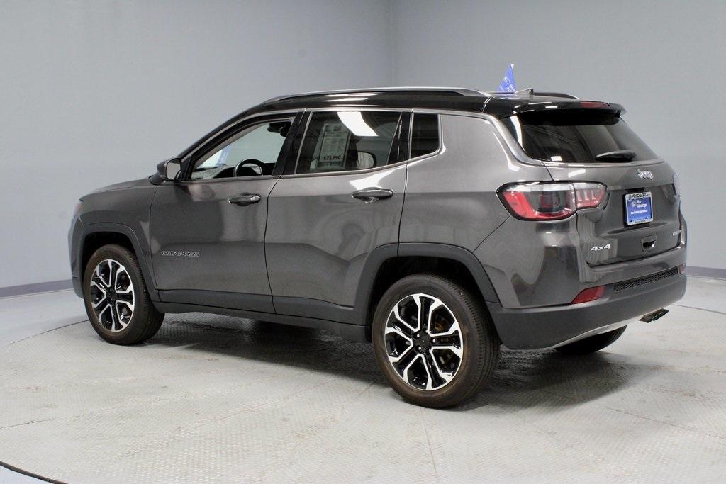 used 2022 Jeep Compass car, priced at $21,439