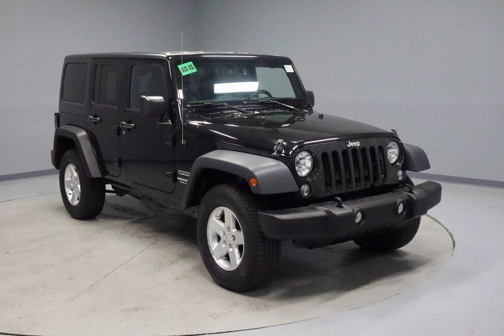 used 2015 Jeep Wrangler Unlimited car, priced at $13,547