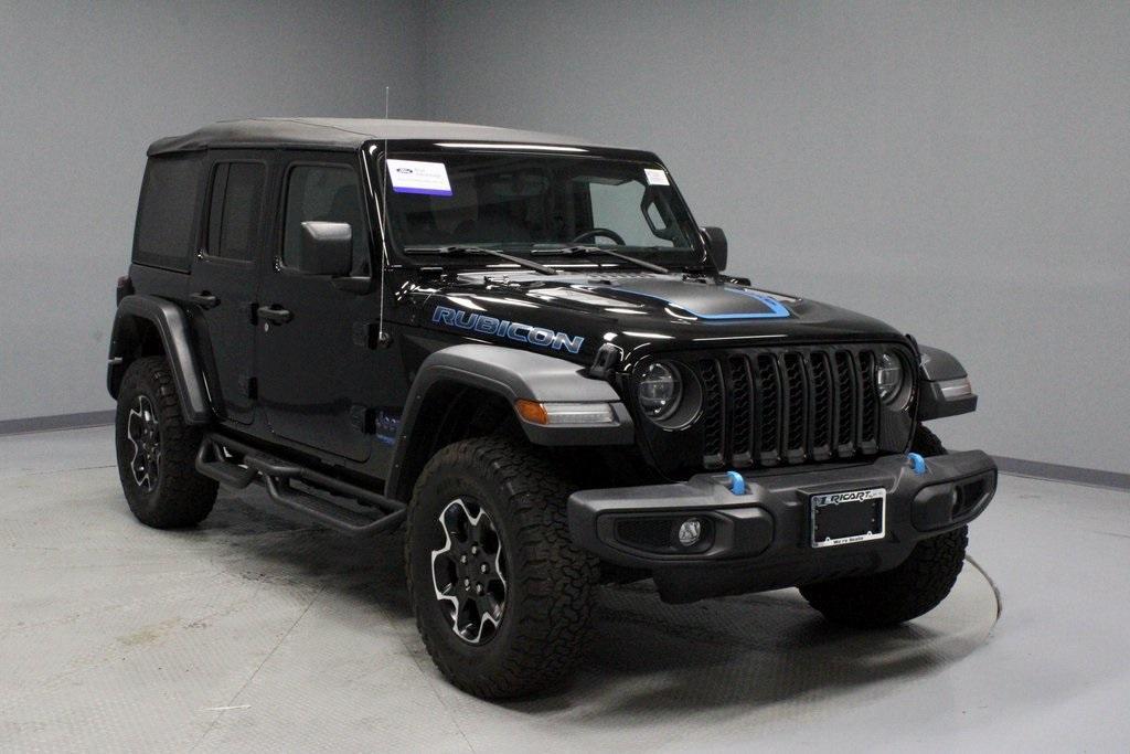used 2022 Jeep Wrangler Unlimited 4xe car, priced at $35,000