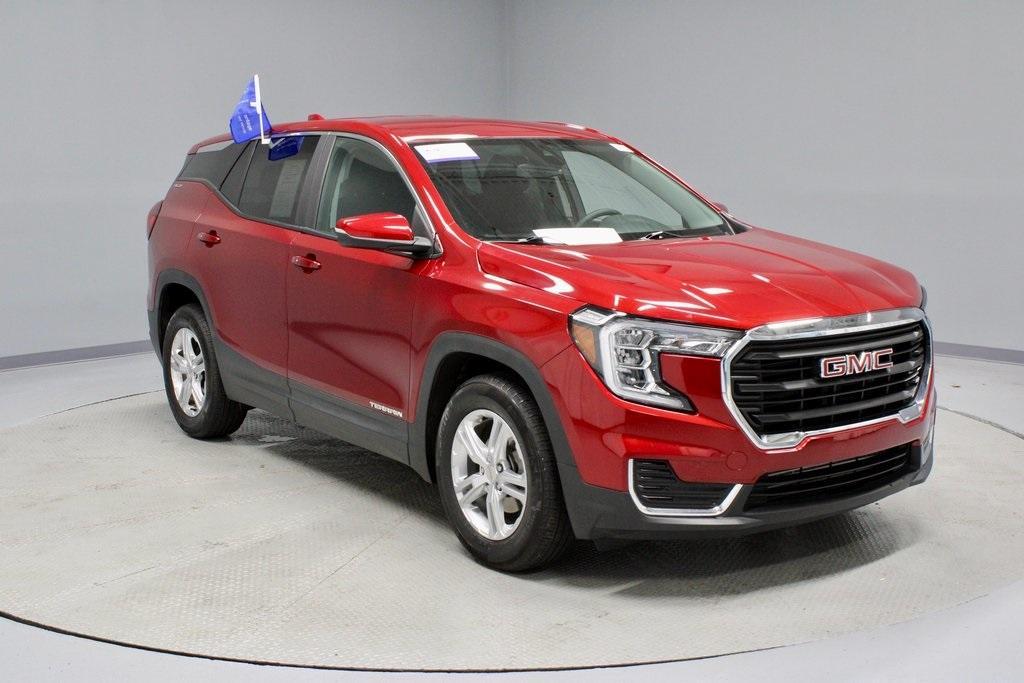 used 2022 GMC Terrain car, priced at $23,621