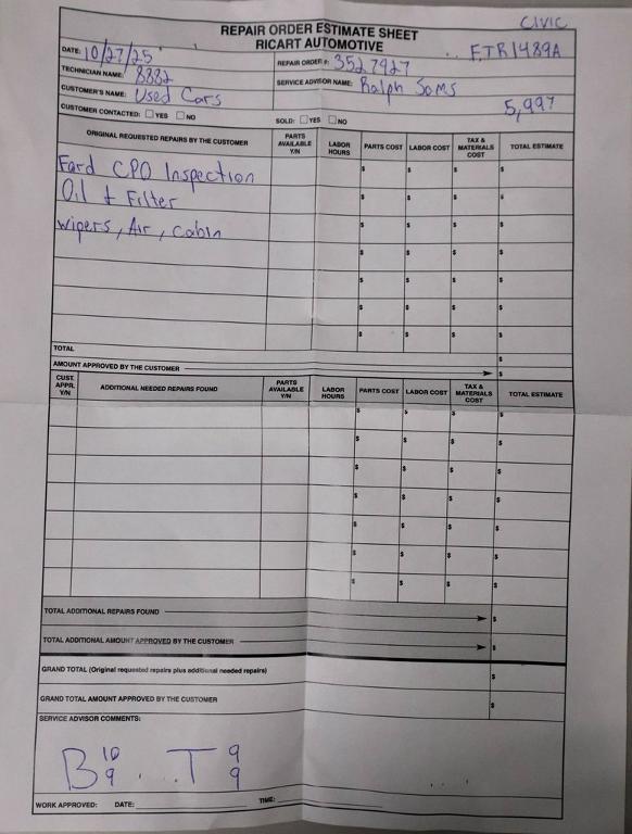 used 2026 Honda Civic car, priced at $27,265