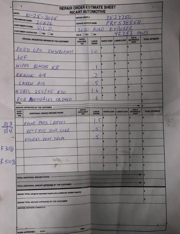 used 2020 Ford Explorer car, priced at $24,752