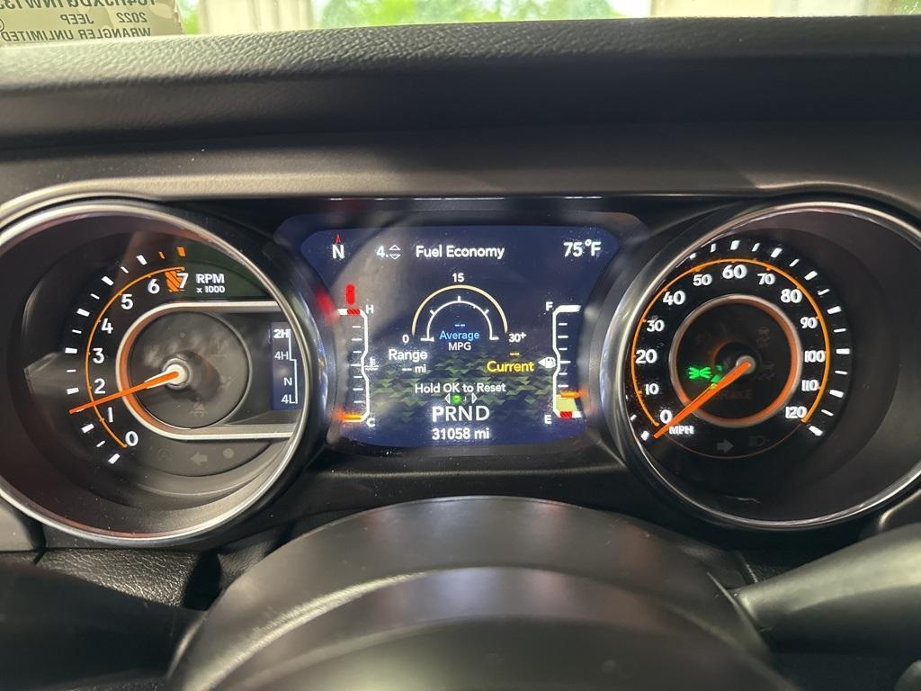 used 2022 Jeep Wrangler Unlimited car, priced at $31,334